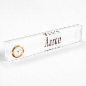 Aaron Boys Name Logo, Naambordje