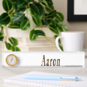 Aaron Boys Name Logo, Naambordje