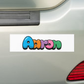 Aaron Bumpersticker (Op auto)