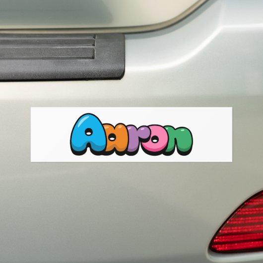 Aaron Bumpersticker (Op auto)