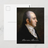 Aaron Burr Briefkaart (Voorkant / Achterkant)