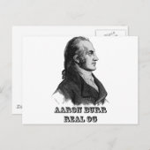 Aaron Burr Original Gangsta Briefkaart (Voorkant / Achterkant)