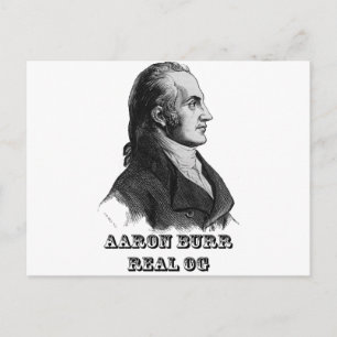 Aaron Burr Original Gangsta Briefkaart