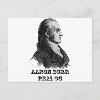 Aaron Burr Original Gangsta Briefkaart