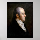 Aaron Burr Portrait Poster (Voorkant)