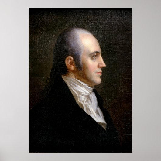 Aaron Burr Portrait Poster (Voorkant)