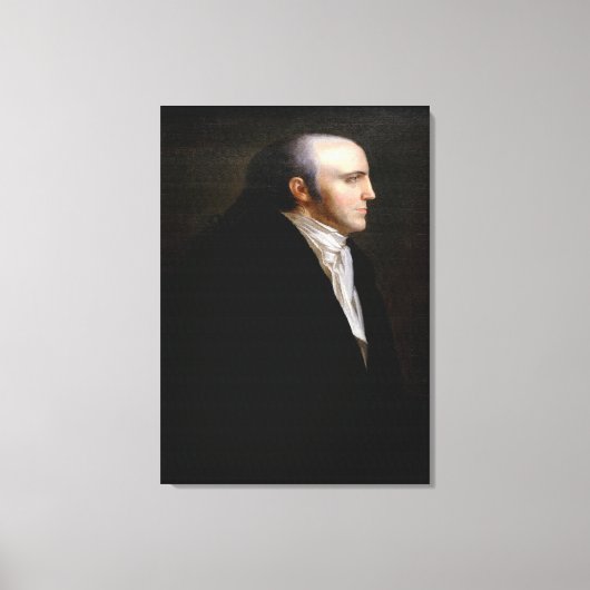 AARON BURR Portret van John Vanderlyn Canvas Afdruk (Voorkant)