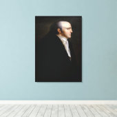AARON BURR Portret van John Vanderlyn Canvas Afdruk (Insitu (Houten vloer))