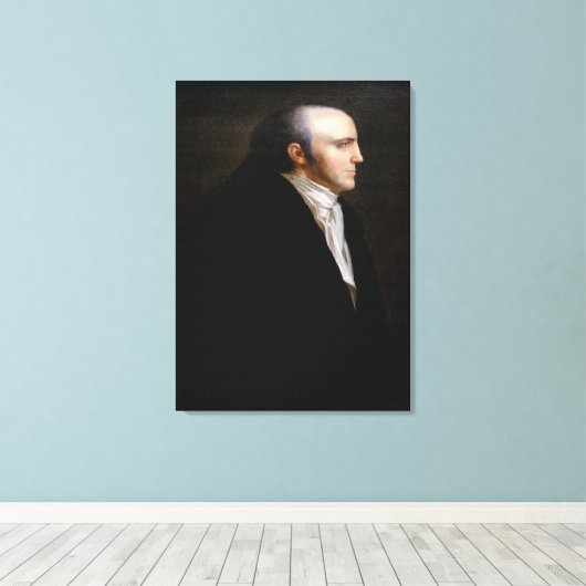 AARON BURR Portret van John Vanderlyn Canvas Afdruk (Insitu (Houten vloer))
