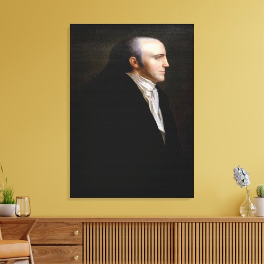 AARON BURR Portret van John Vanderlyn Canvas Afdruk (Insitu (Woonkamer))