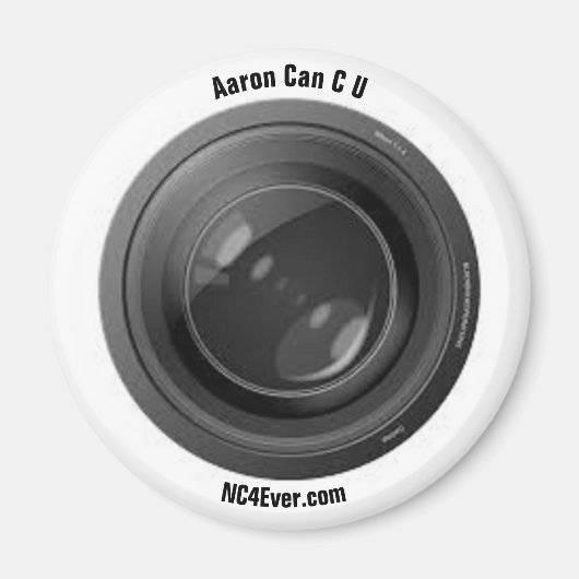 Aaron Can C U Magnet (Voorkant)