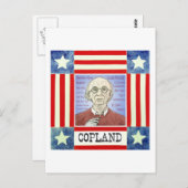 Aaron Copland briefkaart (Voorkant / Achterkant)