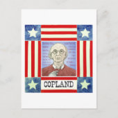 Aaron Copland briefkaart (Voorkant)