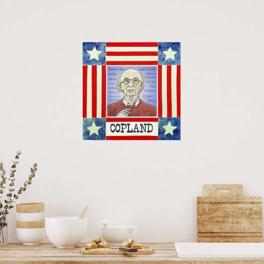 Aaron Copland print (Keuken)