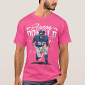 Aaron Donald Los Angeles R Triangle Naam T-shirt (Voorkant)