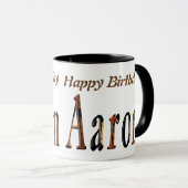 "Aaron en het Spel van Glorie" Zijn Naam Mok (Voorkant rechts)