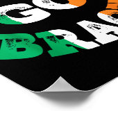 Aaron Erin Go Bragh Shamrock St.patrick's Day  Poster (Hoek)