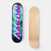 AARON Gepersonaliseerd Graffiti Skateboard (Voorkant)