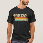 AARON Gift Name Personalized Funny Retro  T-shirt (Voorkant)