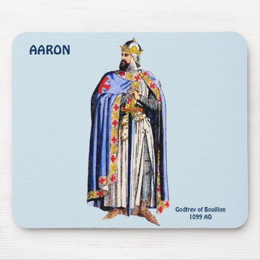 AARON ~ Godfrey Bouillon Costume~Persoonlijk Muismat (Voorkant)