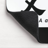 Aaron (H) Chinese Calligrafie Design 1 Muismat (Hoek)