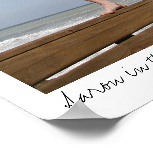 Aaron in de hemel door Lee Vandergrift Poster (Hoek)