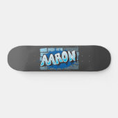 Aaron Jouw naam Graffiti Wall Skateboard (Horizontaal)