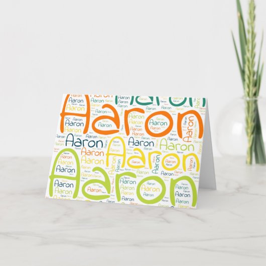 Aaron Kaart (Voorkant)