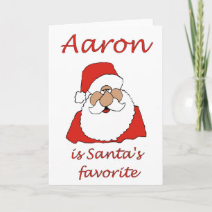 Aaron Kerstkaart Feestdagen Kaart