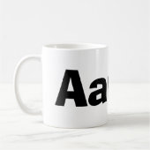 Aaron Koffiemok (Links)