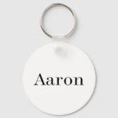 Aaron Name Sleutelhanger (Voorkant)