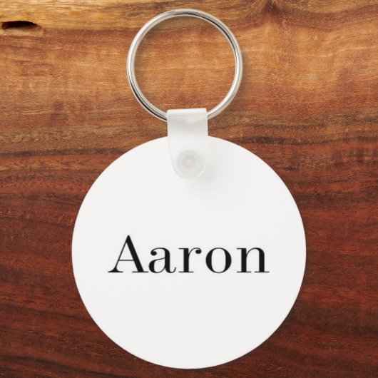 Aaron Name Sleutelhanger (Voorkant)
