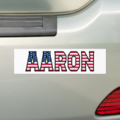 Aaron Name Vorname USA Aufkleber Sticker Auto (Op auto)