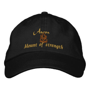 Aaron Name with Hebrew Betekenis Black Pet