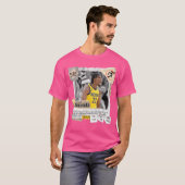 Aaron Nesmith Basketball Art Pacers 3 T-shirt (Voorkant volledig)