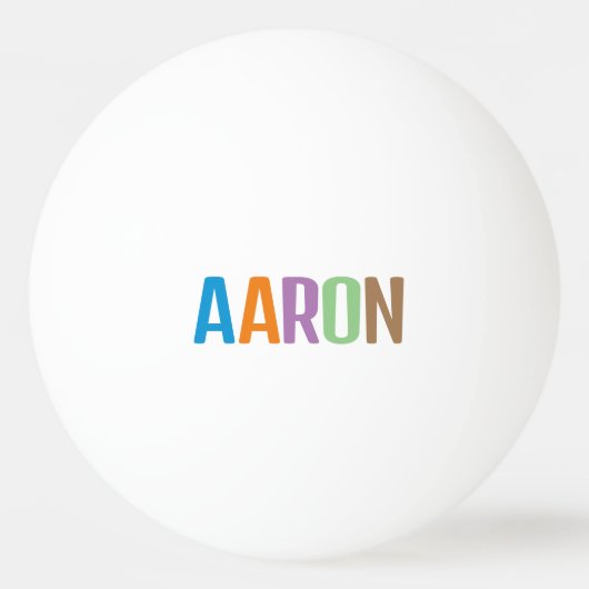 Aaron Pingpongbal (Voorkant)