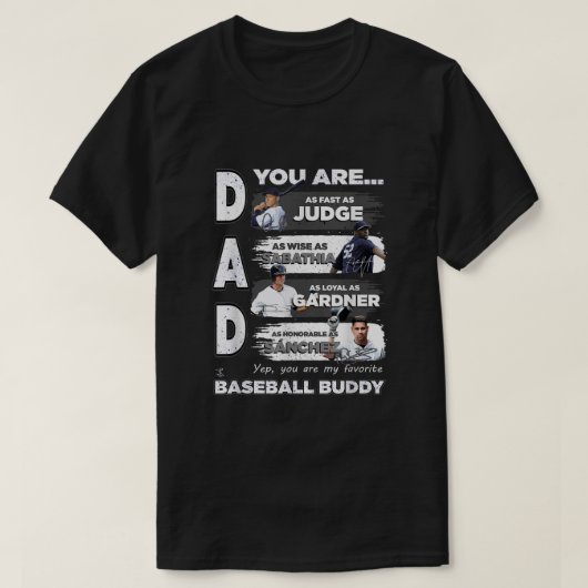 Aaron Rechter Baseball Buddy Apparel1754 T-shirt (Design voorkant)