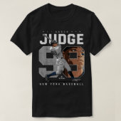 Aaron Rechter Number Portrait Baj New York MLBPA T-shirt (Design voorkant)