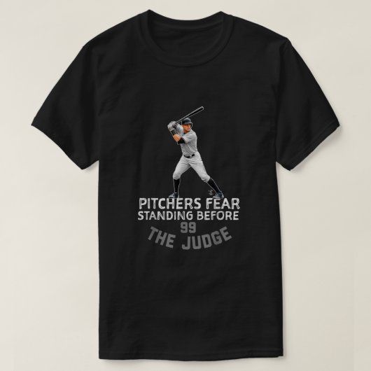 Aaron rechter officieel erkend Mlb Apparel Pitche T-shirt (Design voorkant)