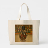 Aaron, ringmeester van de aardvarkens grote tote bag (Achterkant)