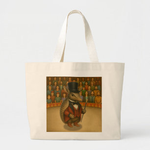 Aaron, ringmeester van de aardvarkens grote tote bag