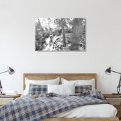 Aaron Rodgers berg die op de Stairway naar Canvas Afdruk (Insitu (Slaapkamer))