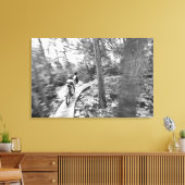 Aaron Rodgers berg die op de Stairway naar Canvas Afdruk (Insitu (Woonkamer))