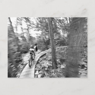 Aaron Rodgers mountainbiken op de Stairway to Briefkaart