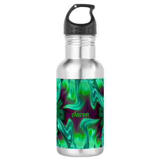 AARON ~ Schaduwen groen en Paarse waterfles