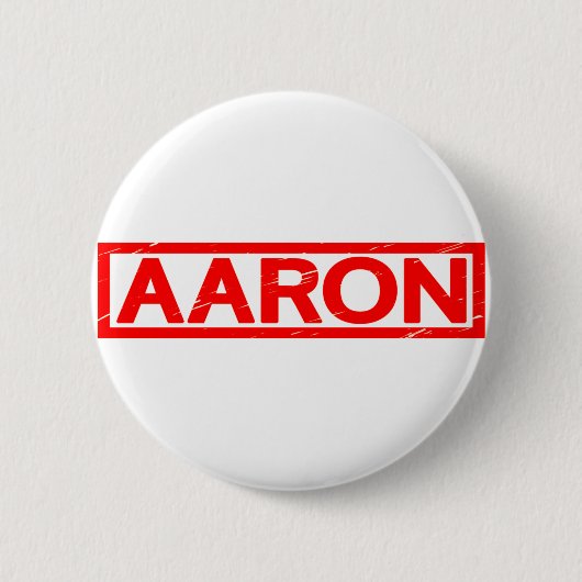 Aaron Stamp Ronde Button 5,7 Cm (Voorkant)