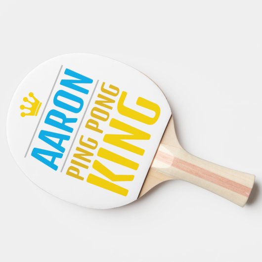 Aaron Tafeltennisbatje (Zijkant)