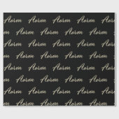 Aaron Vorname Name edles Geschenkpapier Papier (Vlak)