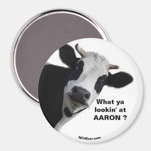 AARON Wat vind je van een leuke magneet? Magneet (Voorkant / Achterkant)