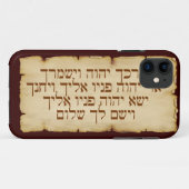Aaronic Blessing Heb iPhone 5 Barely Daar Hoesje (Achterkant (horizontaal))
